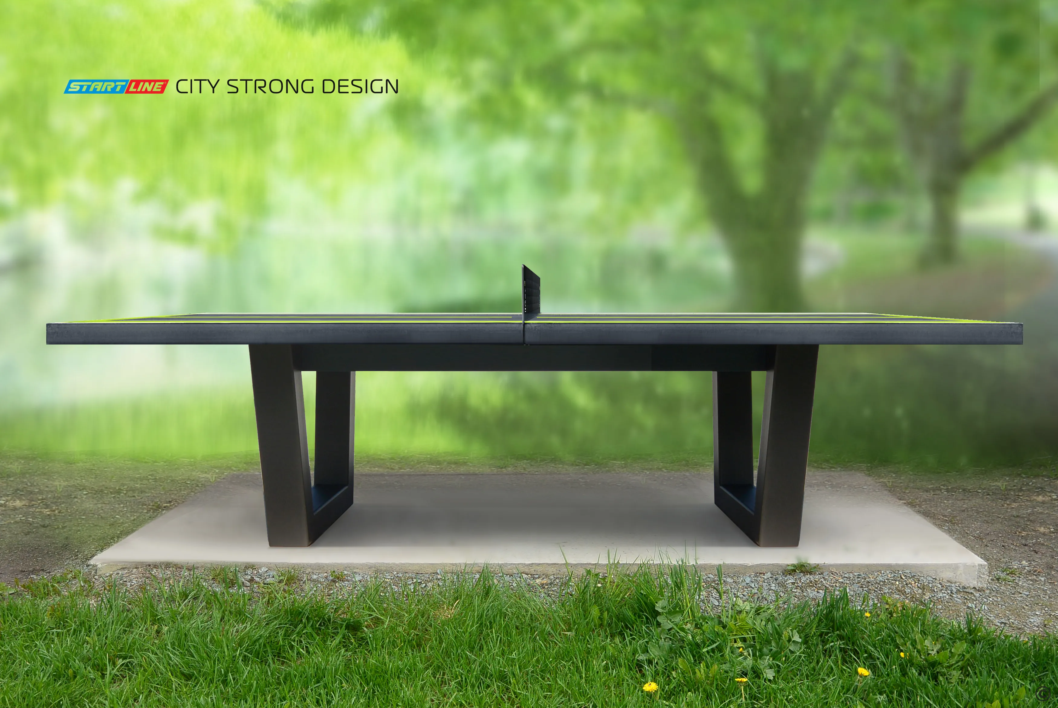 Стол теннисный City Strong DESIGN Всепогодный