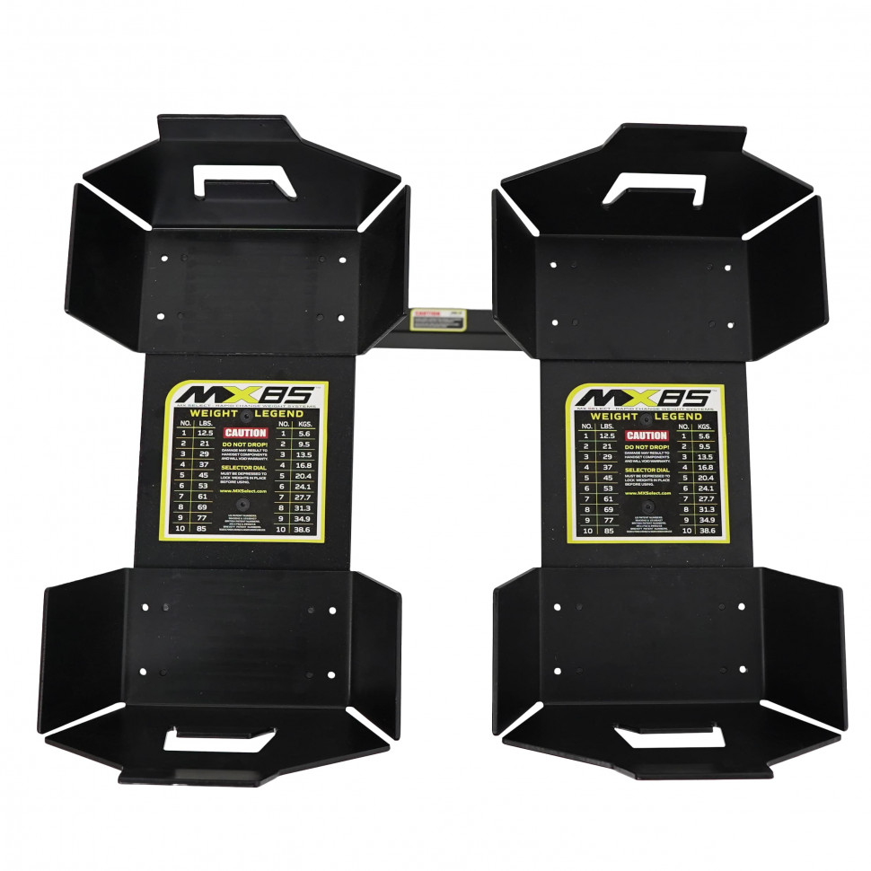 Гантели наборные First Degree Fitness MX Select MX-85, вес 5.6-38.6 кг, 2 шт без стойки