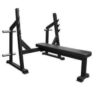 Скамья для жима горизонтальная BRONZE GYM PARTNER AL-304L